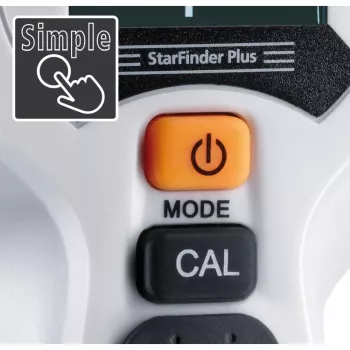 Skenér stěn a trámů Laserliner StarFinder Plus 080.972E s detekcí dřeva, kovu a vodičů pod napětím AC