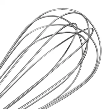 Lurch TANGO Whisk 30 cm, Stainless Steel & Silicone, Silver/Dark Grey 230030