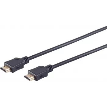 HDMI kabel Ultra High Speed 8K S CONN MAXIMUM CONNECTIVITY 1 m, černý 10-45025