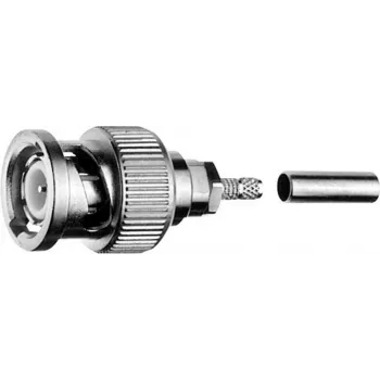BNC kabelová zástrčka Telegärtner, crimp G08, 50 Ohm, crimp/crimp, Professional, A2914, G08 (RD-316) (J01000B0022)