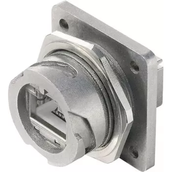 Sada přírub STX V1 RJ45 Telegärtner kovová varianta 1 spojka, panelová montáž 8P8C J80020A0001