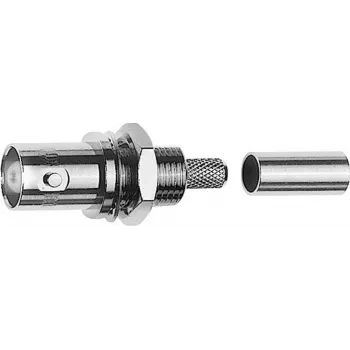 Kabelová zásuvka BNC Telegärtner crimp 50 Ohm pro RG-58 C/U (J01001A0078)