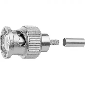 BNC zástrčka crimp Telegärtner 75 Ohm Professional Series pro koaxiální kabely J01002A0073