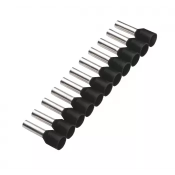 Částečně izolovaná kabelová dutinka Cimco 187503 1,5 mm² černá 500 ks