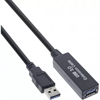 Aktivní prodlužovací kabel USB 3.2 Kindermann 10 m (K-35655A)