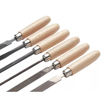 Cimco sada přesných pilníků 206750, 6dílná, 160 mm, sek 2, DIN 7283