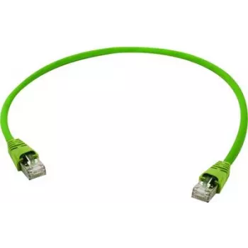 Cat5e S/FTP patch kabel Telegärtner L00000A0138, 1m, zelený