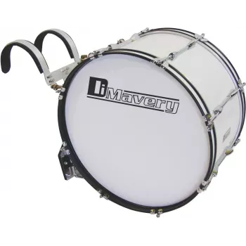 DIMAVERY MB-428 pochodový basový buben 28x12 bílý 26010362