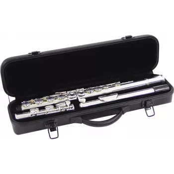 DIMAVERY QP-10 C Transverse Flute, Silver-Plated 26500300