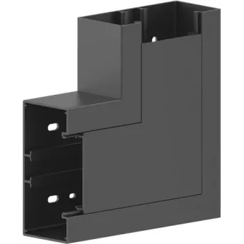 Plochý úhelník GGK BR 60x130/80-FW 60x130/80 RAL 9005 PVC 18351