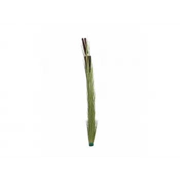 EUROPALMS Artificial Reed Grass with Cobs, Light Green, 152cm 82505855