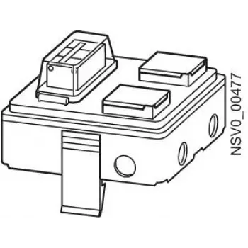 SIEMENS BD2-AK1/2SD163FIA Outgoing Box 16A 2x1-pole with Fuse Switch Disconnector (BVP:660870)