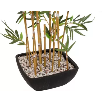 EUROPALMS Artificial Bamboo in Decorative Bowl, 150cm 82509262