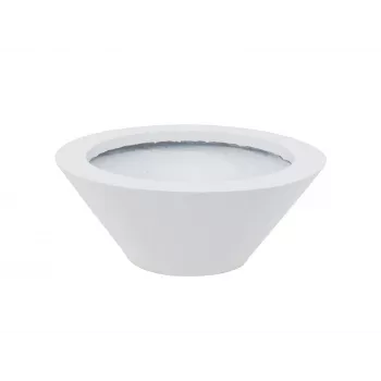 Dekorativní miska EUROPALMS Leichtsinn Bowl-15, bílá, lesklá 83011822