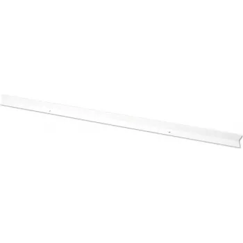 EUROPALMS Ceiling Rail for Room Divider 124 cm Silver 83313415