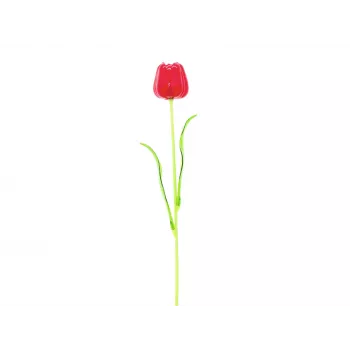 Umělý tulipán Kristalltulpe EUROPALMS, červený, 61 cm, 12 ks 82600205