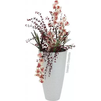 Umělý list orchideje EUROPALMS (EVA), zelený, 45 cm 82530574