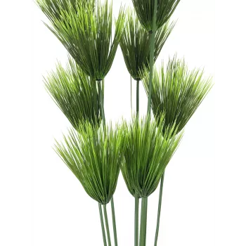 Umělá rostlina papyru EUROPALMS, 150 cm, zelená, v černém květináči 82600223