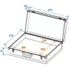 Pedalboard DIMAVERY Effector-Case Large, flight case 26380060