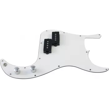 Pickguard DIMAVERY pro modely elektrické baskytary PB, třívrstvý, černý 26300210