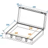 Pedalboard DIMAVERY Effector Case Small (26380050)