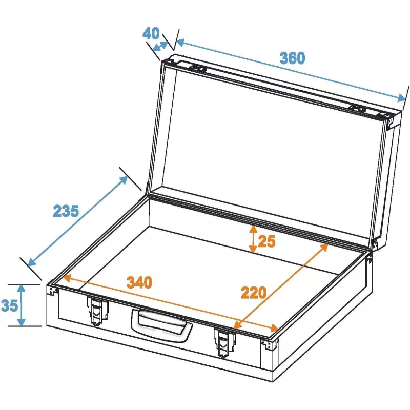 Pedalboard DIMAVERY Effector Case Small (26380050)