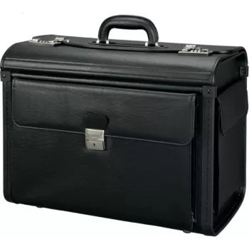 JÜSCHA Alassio Vicenza 45047 Notebook Bag 15.6 inch Black Faux Leather