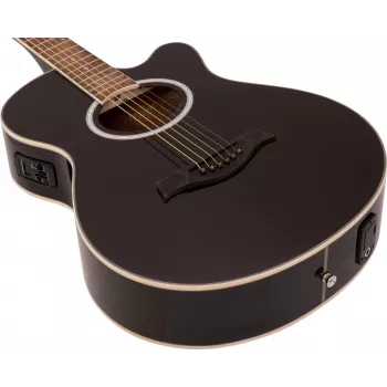 DIMAVERY AW-400 Western Guitar, Black 26235089