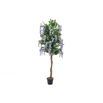 EUROPALMS Artificial Laburnum Tree (Goldregenbaum), Violet, 150cm 82507135