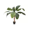 Umělý banánovník EUROPALMS 100 cm zelené listy černý květináč 82509503
