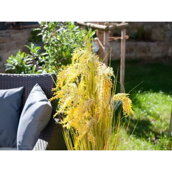 EUROPALMS Artificial Reed Grass Bundle, 118 cm 82600136