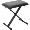 Dimavery KEB-1 Foldable Keyboard Bench, Height-Adjustable, Padded, Black