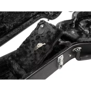 Dimavery Form-Case E-Guitar LP Hard Case, Black 26341023