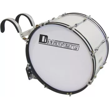 Pochodový basový buben DIMAVERY MB-422 22x12 bílý 26010360