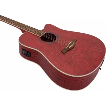 DIMAVERY JK-510 Western Guitar, Cutaway, Grained 26231389