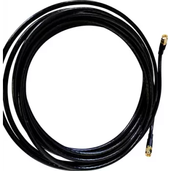 Anténní kabel Wittenberg Antennen 10 m, SMA samec na SMA samec, 50 Ohm, nízkoztrátový koaxiální, černý 103484