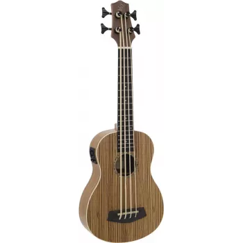 DIMAVERY UK-700 Bass Ukulele, Zebrawood 26255850