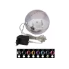 LED sněhová koule EUROPALMS 15 cm, tmavě modrá 83501247