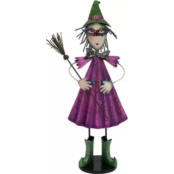 EUROPALMS Small Witch, Metal, 102cm, Purple (83314760)