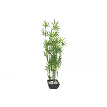 EUROPALMS Artificial Bamboo in Decorative Bowl, 120cm 82509261
