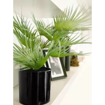 Umělá vějířovitá palma v květináči EUROPALMS, 55 cm 82509401
