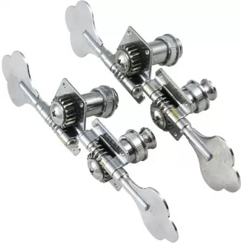 Mechaniky pro elektrické baskytary JB-Style DIMAVERY (sada 4 ks, chrom) 26300212