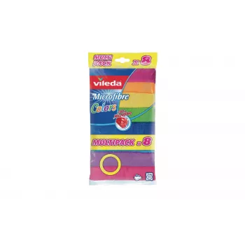 Mikrofázové utěrky Vileda Colors Maxi Pack, 7 ks, 30 x 30 cm, různé barvy 6425