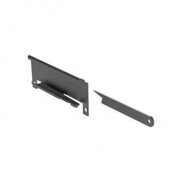 Nástěnný držák Kindermann pro CablePort Desk² 60, černá ocel 5002000602
