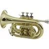 DIMAVERY TP-300 Bb Pocket Trumpet, Gold Lacquer 26503720