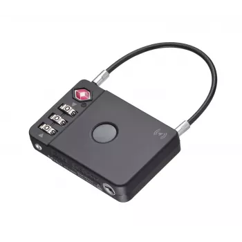 Zámek na zavazadla s TSA číselným kódem TROIKA TRACK & FIND LOCK (LOK26/BK) – černý