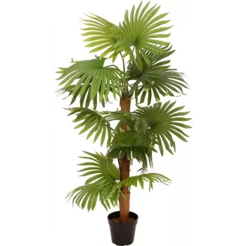 Umělá rostlina vějířová palma EUROPALMS 130 cm 82509302