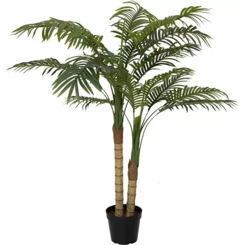 EUROPALMS Areca Palm, 2-Stemmed, Artificial Plant, 120cm (82509410)