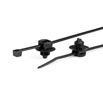 HellermannTyton T30LRFT6 Black Polyamide Cable Tie, 260mm x 3.3mm, 500 Pack 150-77932