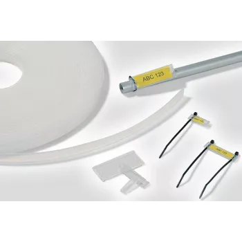 HellermannTyton HC12-52-PEUV-CL Heat Shrink Tubing, 2:1, Clear, 12.7 mm Supplied ID, 1.2 m Length, 50 Pieces